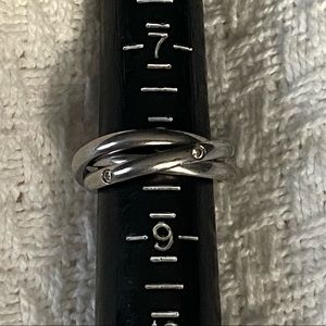 Multi-ring eternity band. Size 8